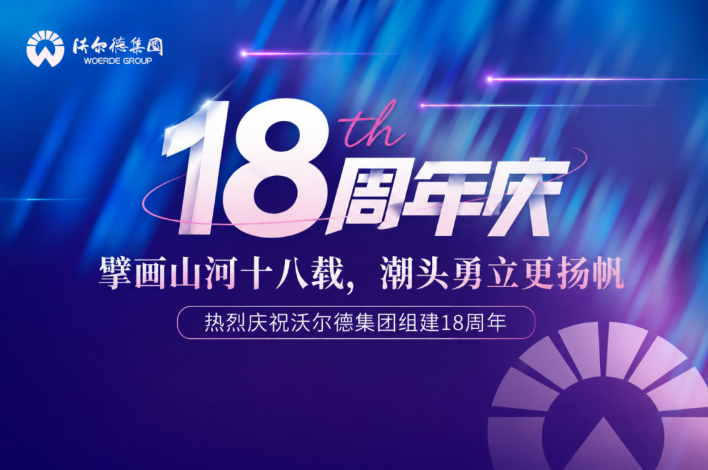 “擘画山河十八载，潮头勇立更扬帆”热烈庆祝沃尔德集团组建18周年